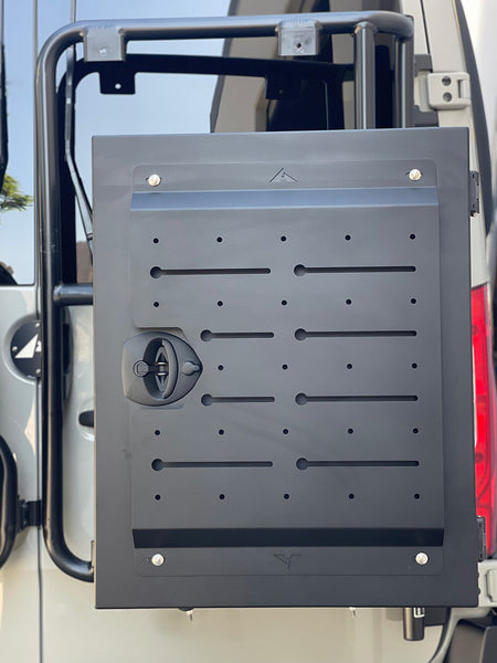 Promaster Driver Side Deluxe Box - box example - Frame will be higher for Promaster