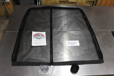 Promaster City Rear Door Zipper Screen - Example