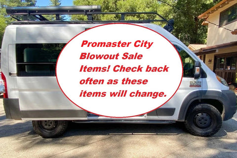 Promaster City Blow Out Sale Items