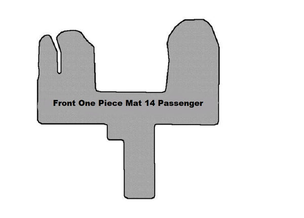Transit Front One Piece Mat 14 Passenger