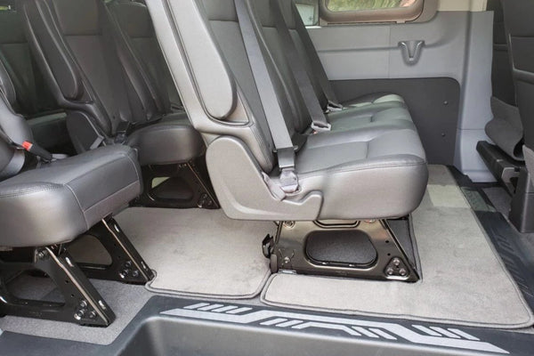 Transit Front and Rear Carpet Floor Mats 14 Passenger