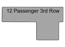 12 passenger 3rd row carpet floor mat Transit van