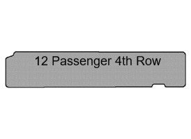12 passenger 4th row carpet floor mat Transit van