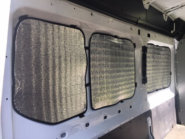 Transit Passenger Wagon or Cargo Window Insulation 8pc