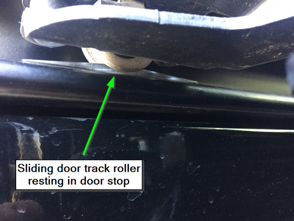 Close Up Door Stop Photo Euro Van