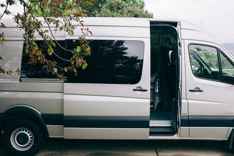 Door Stop Kit for Ford Transit - Shown on Sprinter
