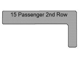 15 Passenger Transit Wagon 2rd Row Mat