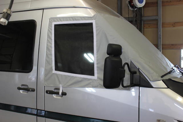 NV200 Van Cab Window Covers with & without Bug Screens