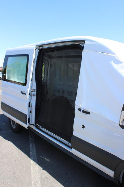 Transit full sized van slider door insect screen
