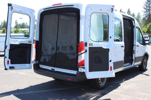 Transit van rear door screen