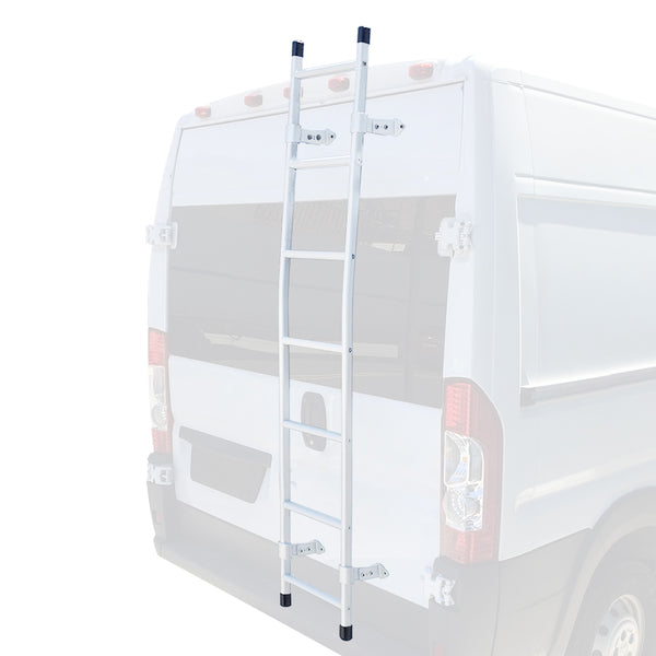 Promaster rear access ladder white 