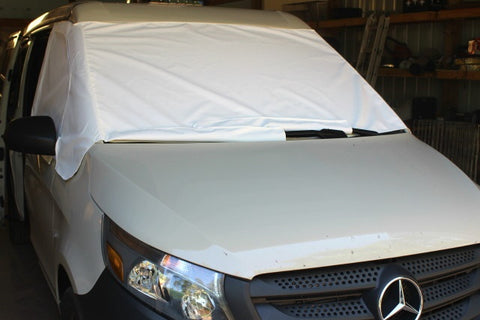 Metris cab window cover marine grade material