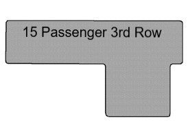 15 Passenger Transit Wagon 3rd Row Mat