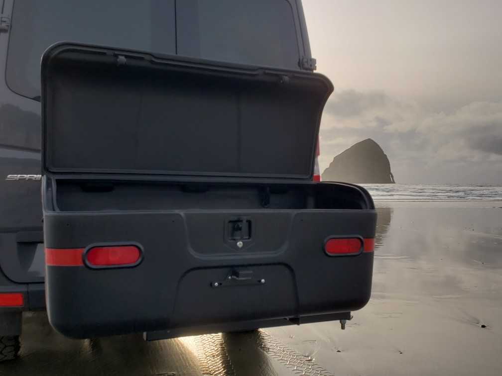 NV Hitch Cargo Box StowAway 2 Van Upgrades